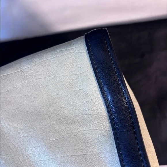 YSL Cabas Cream Exotic 2 Way Tote - Picture 15 of 16